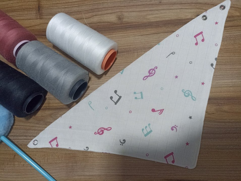 desenli muslin bebek yakaligi - Görsel 2