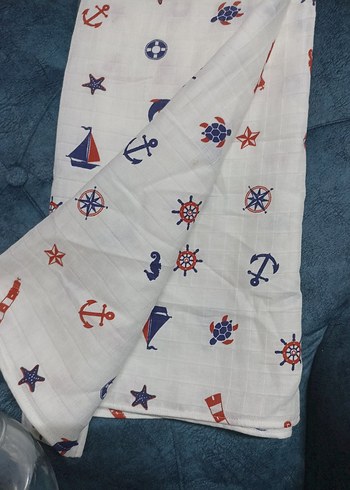 %100 Muslin bebek battaniyesi - Görsel 5