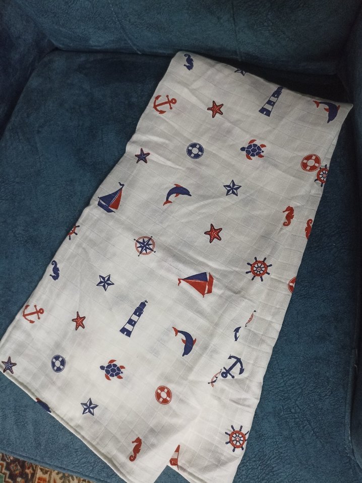 %100 Muslin bebek battaniyesi - Görsel 3