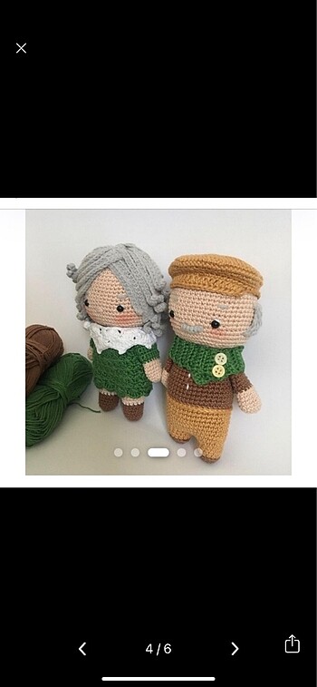  Beden Renk Amigurumi Dede Nene
