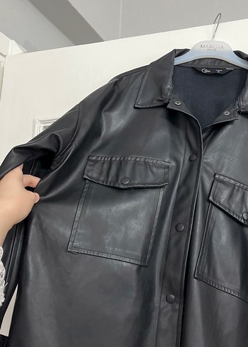 Deri gömlek kadın - Görsel 5