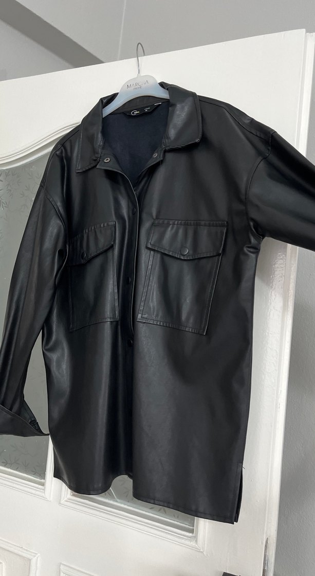 Deri gömlek kadın - Görsel 3