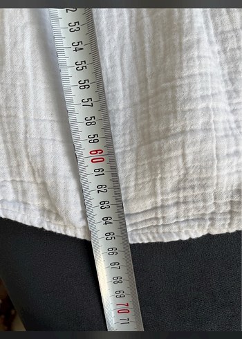 Bohem V Yakalı Beyaz Keten Kadın Gömlek - Görsel 10