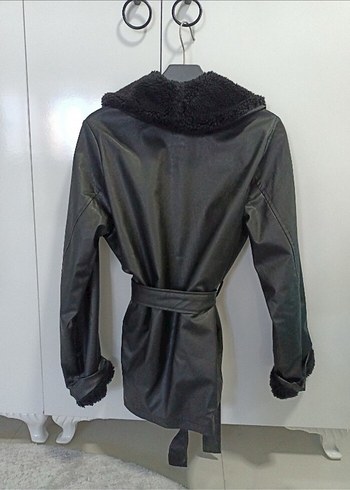 Deri ceket kadın - Görsel 12