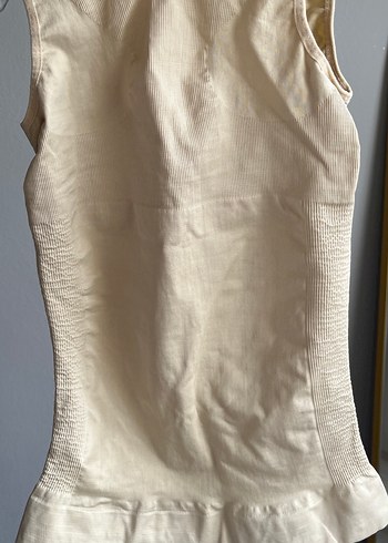 Beyaz Mini Seamless Korset Atlet korse atlet - Görsel 11