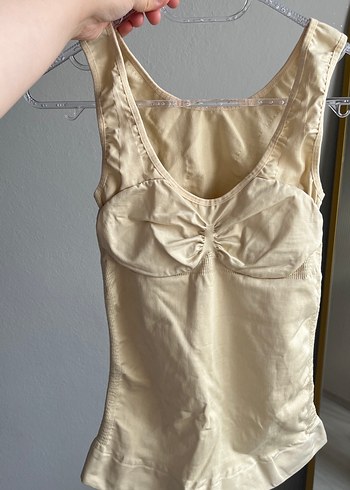 Beyaz Mini Seamless Korset Atlet korse atlet - Görsel 6