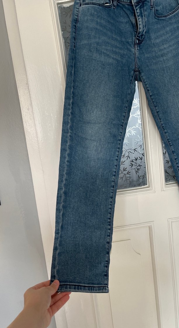 Kadın Mavi Regular Fit Denim Pantolon - Görsel 4