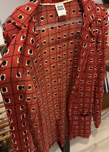 xs Beden kırmızı Renk Vero Moda İnce Ceket
