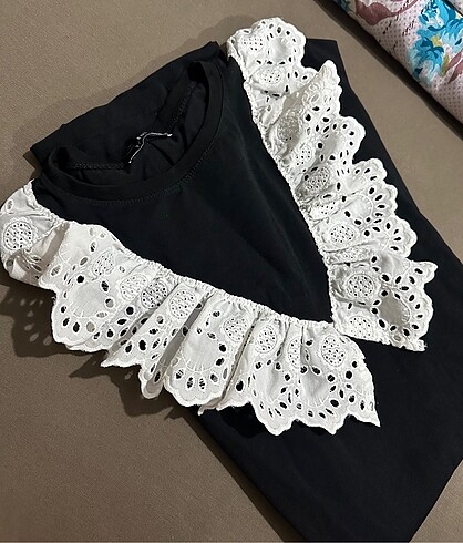 xs Beden siyah Renk siyah dantel detaylı örme elbise