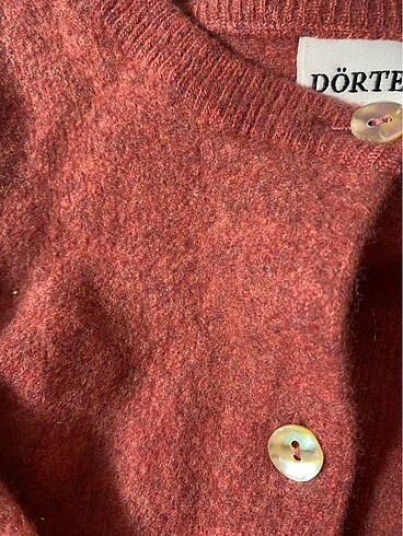 DÖRTEL Pembe Yünlü Hırka