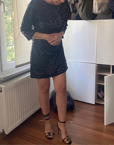 Pullu Elbise - Görsel 6