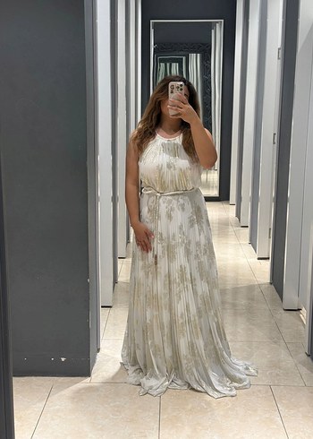 Bohem Beyaz Gelinlik nikah elbisesi - Görsel 4