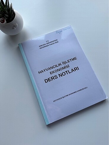 Veteriner Hayvancılık İşletme Ekonomisi