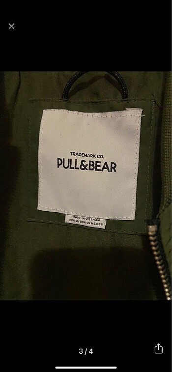 m Beden Pullbear bomber