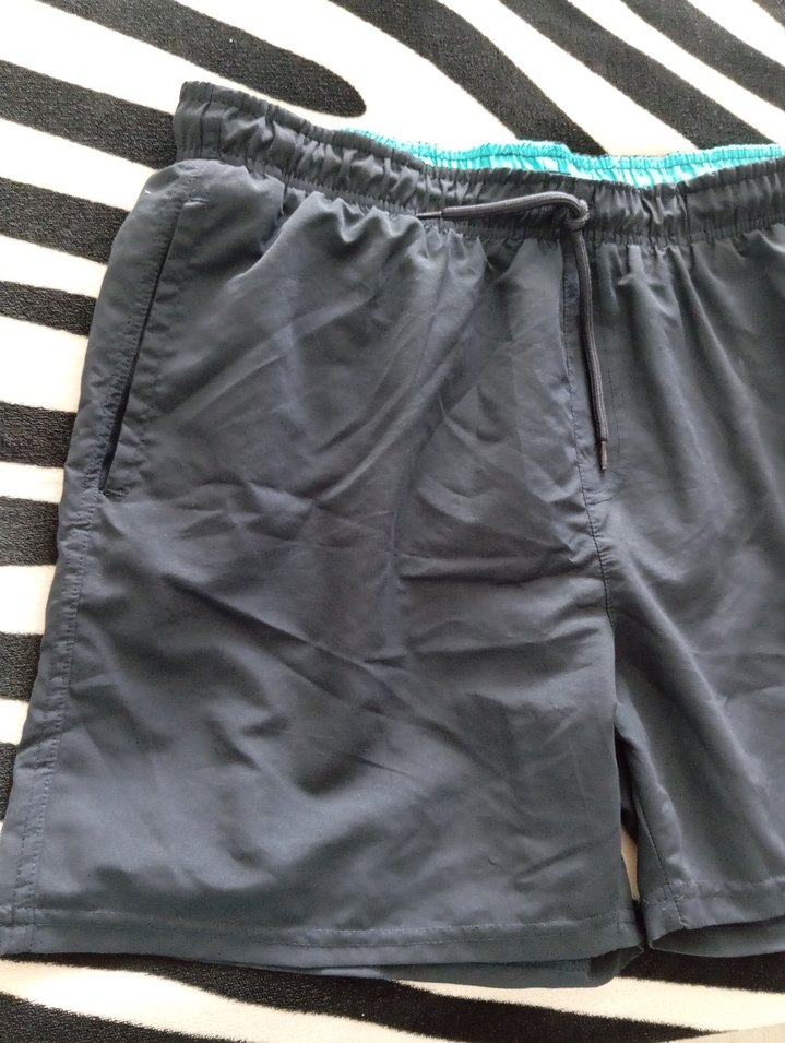 Lacivert Bel Detaylı Erkek Mini Deniz Şortu - Görsel 5