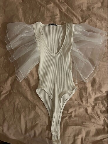 Zara XXS/XS/S Beden Tül Kol Boddy