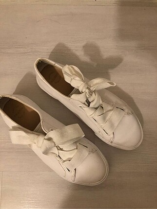 Pull&bear beyaz sneaker ayakkabı
