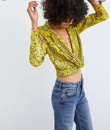 Zara Crop Gömlek