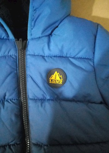 S. Oliver Erkek Çocuk Mavi Kapüşonlu Mont - Görsel 3