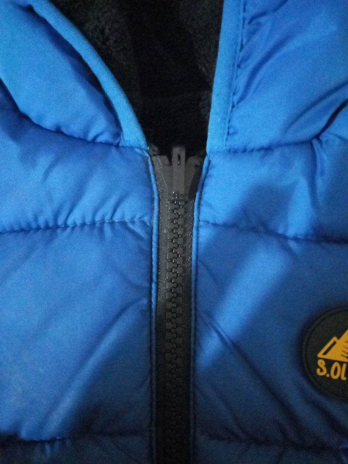 S. Oliver Erkek Çocuk Mavi Kapüşonlu Mont - Görsel 4