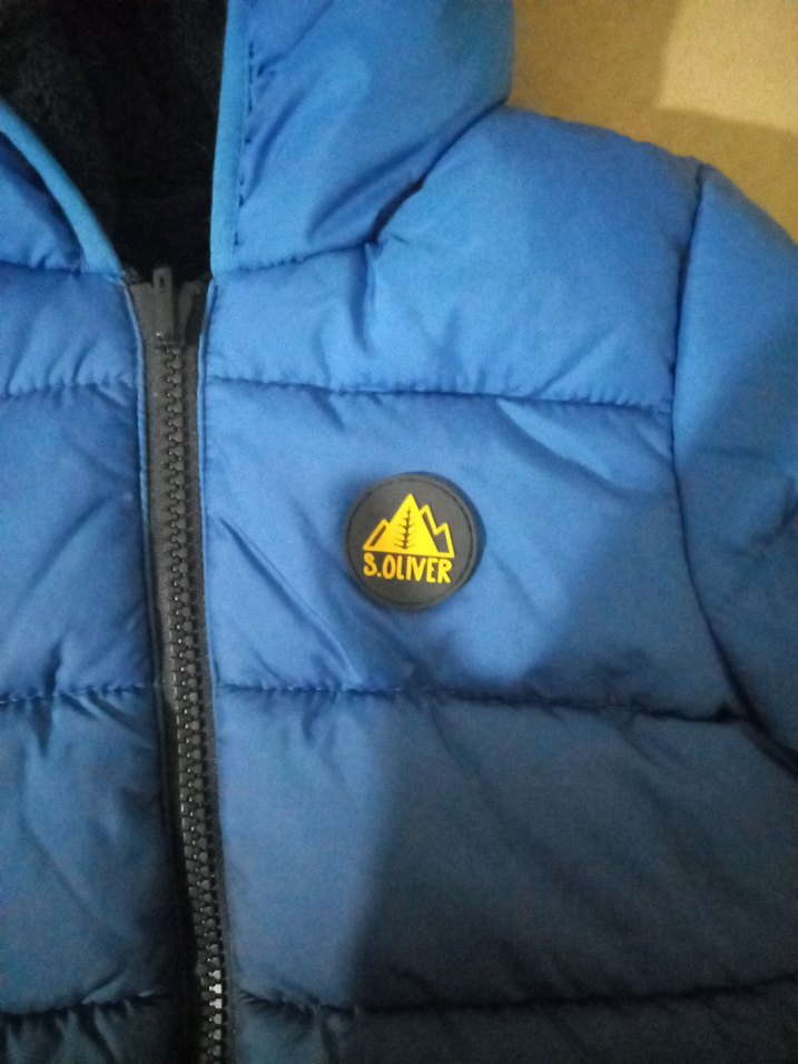 S. Oliver Erkek Çocuk Mavi Kapüşonlu Mont - Görsel 3