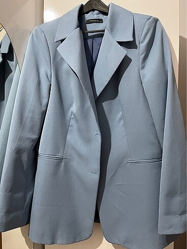 Mavi blazer ceket