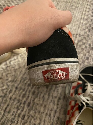 37,5 Beden siyah Renk ORJİNAL vans old skool sneakers