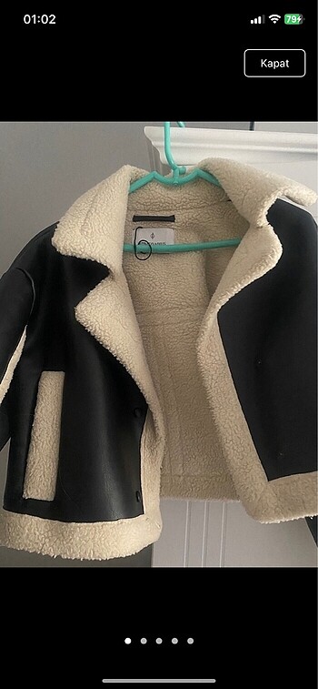 stradivarius kürklü mont
