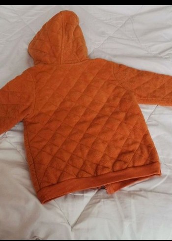 Kapüşonlu kız& Erkek Çocuk Mont - Görsel 6