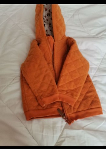 Kapüşonlu kız& Erkek Çocuk Mont - Görsel 5