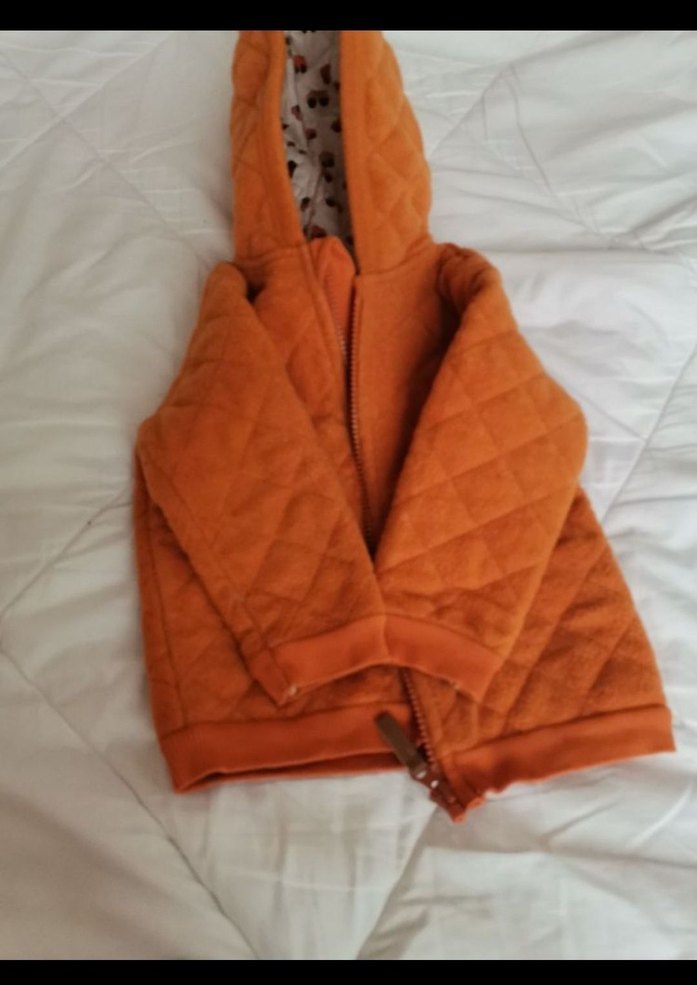 Kapüşonlu kız& Erkek Çocuk Mont - Görsel 5