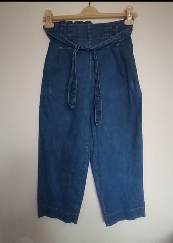 Çocuk  Mavi Kısa Kot Yelek ve Pantolon Takım - Görsel 3