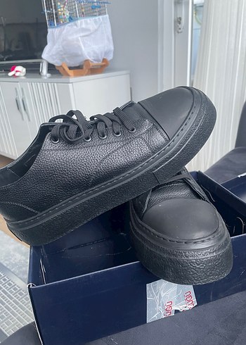 Derimod Siyah Günlük Erkek Ayakkabı Velcro - Görsel 6