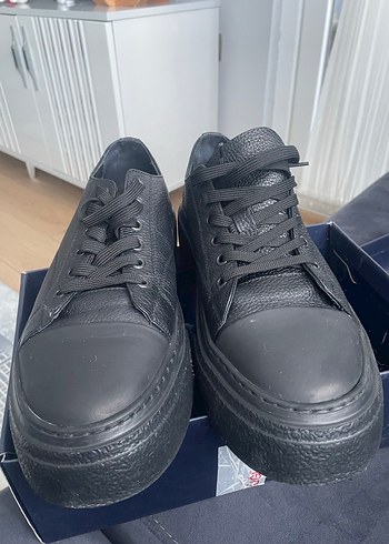 Derimod Siyah Günlük Erkek Ayakkabı Velcro - Görsel 5