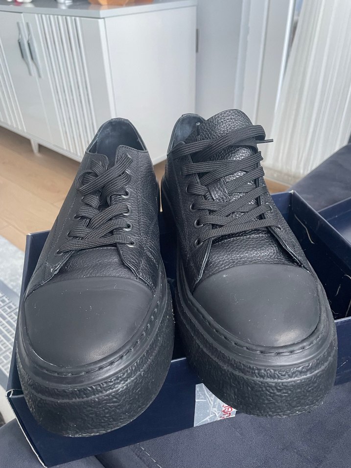 Derimod Siyah Günlük Erkek Ayakkabı Velcro - Görsel 5