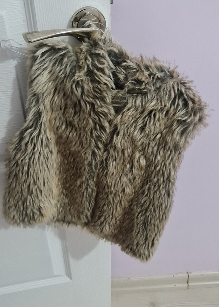 #kizcocukkürkyelek #kürkyelek #yelek  - Görsel 3