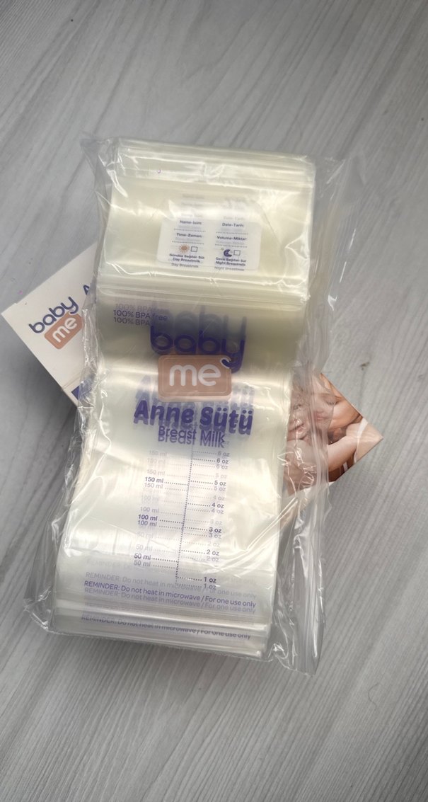 Baby Me Anne Sütü Saklama Poşeti 50 Adet - Görsel 3