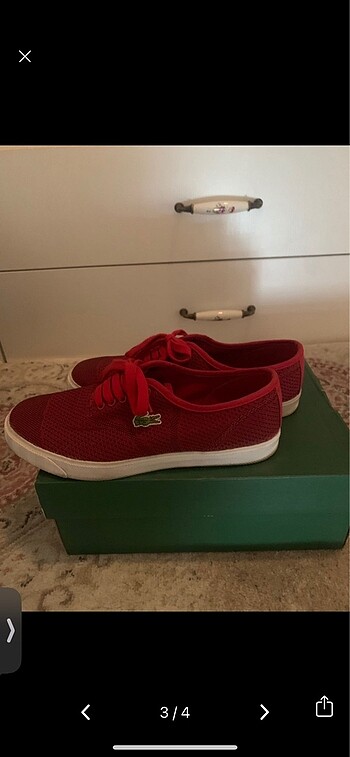 Lacoste bayan ayakkabı - Görsel 3
