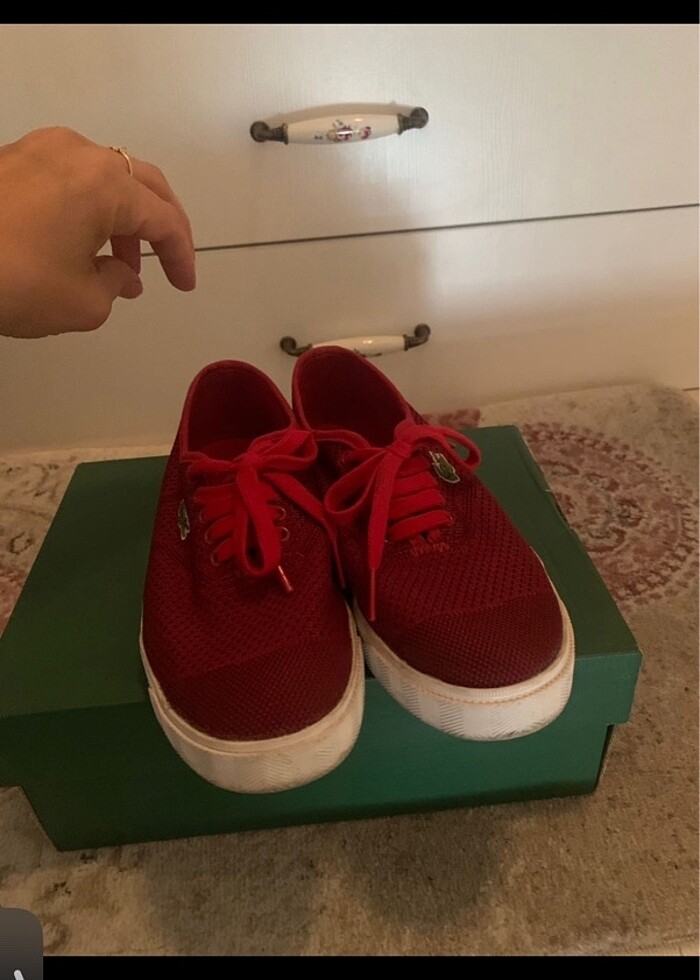 Lacoste bayan ayakkabı - Görsel 2
