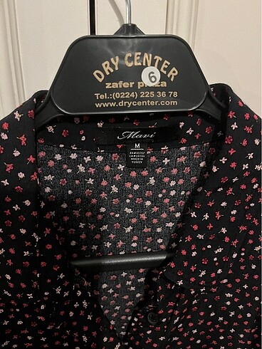 Mavi jeans elbise - Görsel 2