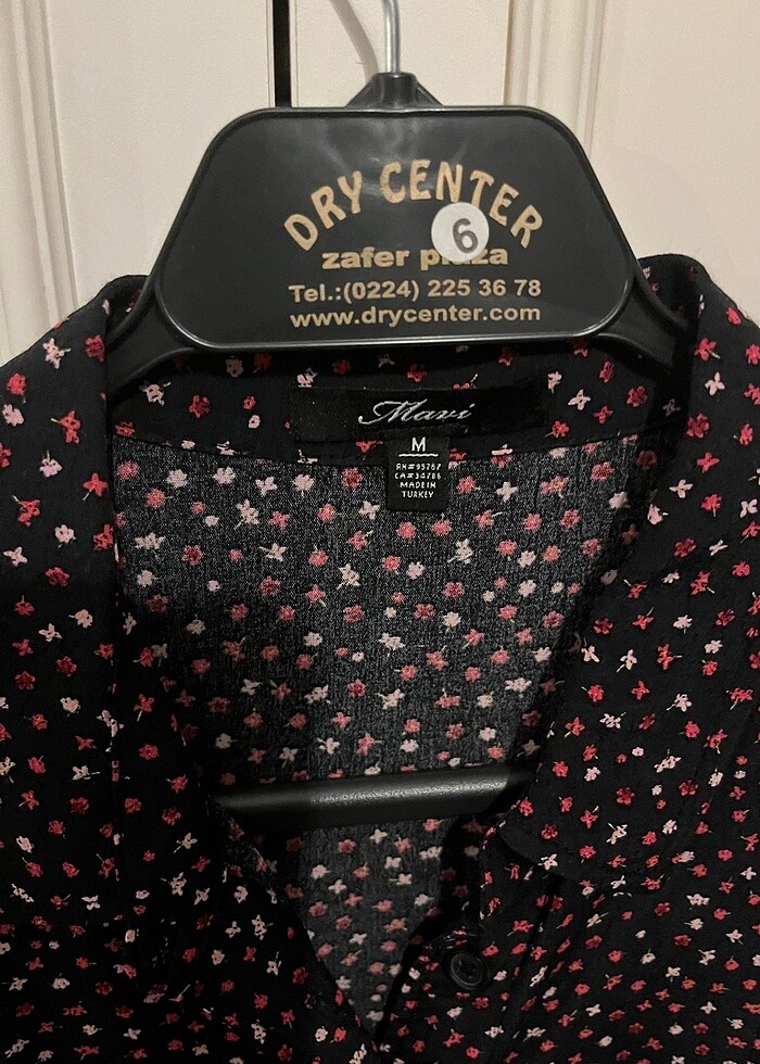 Mavi jeans elbise - Görsel 2