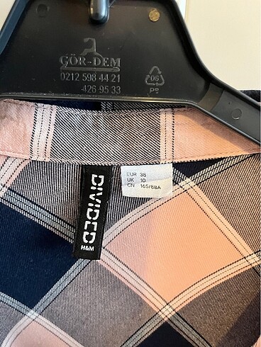 H&M bayan ekose gomlek - Görsel 2