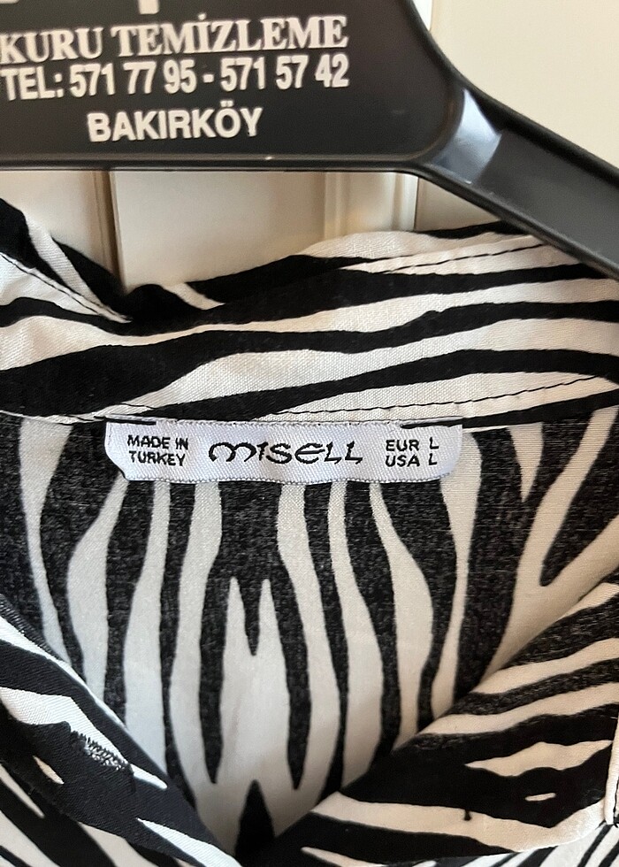 Gunluk bayan zebra gönlek - Görsel 2
