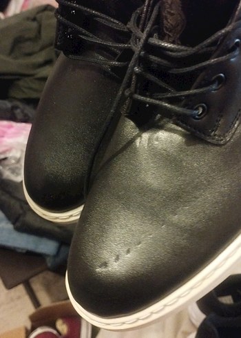 Siyah Bağcıklı Erkek Botları - Görsel 2