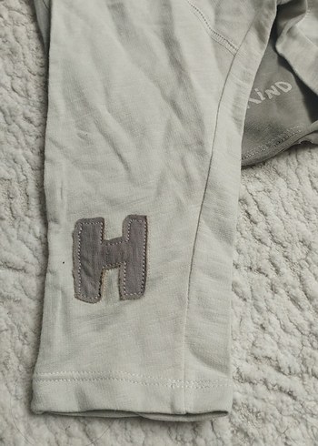 Gri Keten Erkek Çocuk Tişörtü - Görsel 4