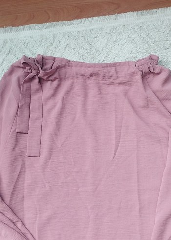 Pembe Uzun Keten Elbise, Salaş Kesim - Görsel 4