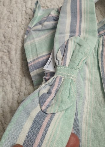 Turkuaz Piliseli Bebek Kız Takımı - Görsel 4