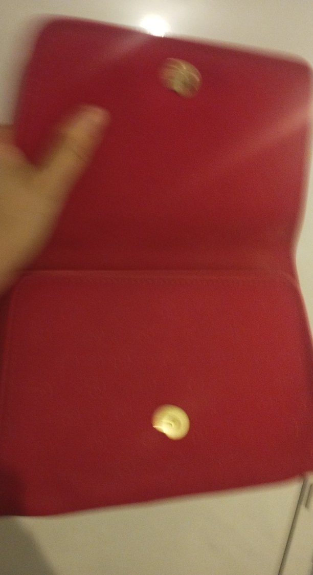 Kırmızı Deri Kadın Portföy Çanta - Görsel 3