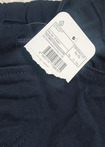 Lacivert Erkek Çocuk Slim Fit Kot Pantolon sweatshirt - Görsel 3