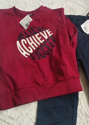 Lacivert Erkek Çocuk Slim Fit Kot Pantolon sweatshirt - Görsel 6